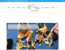Tablet Screenshot of harmonygardenmusic.com
